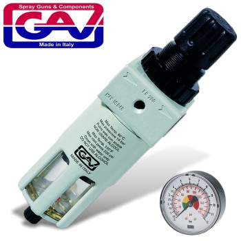 GAV levegőszűrő-vízleválasztó nyomásszabályzóval 1/2˝ FR-200